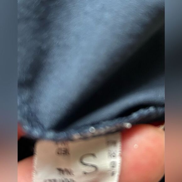 Women’s Dark Blue Boho Yoga Lace Detail Cotton Pants Leggings Size Small - Picture 9 of 12